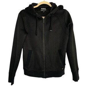 Barbour for Land Rover Range Rover Women’s Black Perforated Full Zip Hoodie